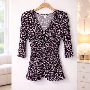 ✨Candies Runched Y2K Spring Blouse Size M